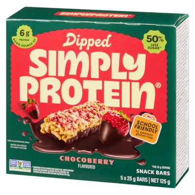 Snack Bars Dipped Chocoberry Flavoured