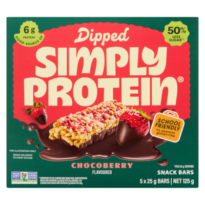 Snack Bars Dipped Chocoberry Flavoured