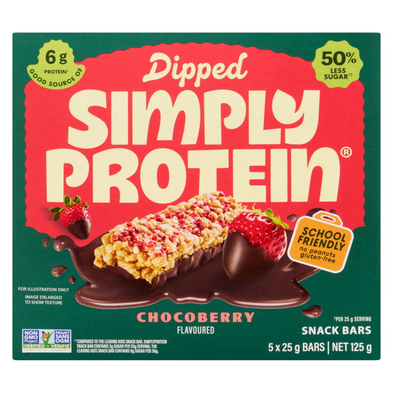 Snack Bars Dipped Chocoberry Flavoured