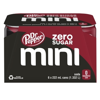 Dr Pepper Zero Sugar 6x222.0 ml, $0.30/100ml