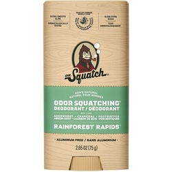DR.Squatch Men's Natural Deodorant, Rainforest Rapids 75 g, $23.99/100g