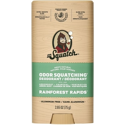 DR.Squatch Men's Natural Deodorant, Rainforest Rapids 75 g, $23.99/100g