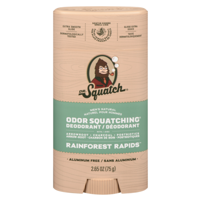 DR.Squatch Deodorant, Rainforest Rapids 75 g, $22.65/100g