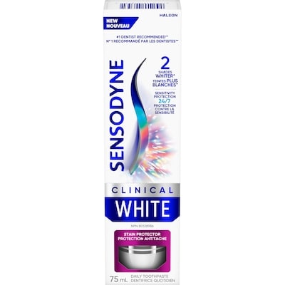 Sensodyne Clinical whiteprotection antitache 75 ml, 13,32 $/100ml