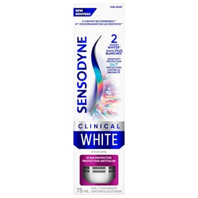 Sensodyne Clinical whiteprotection antitache 75 ml, 10,65 $/100ml
