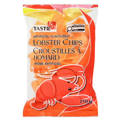 Tastie Croustilles à homard arôme artificiel 150 g, 4,33 $/100g