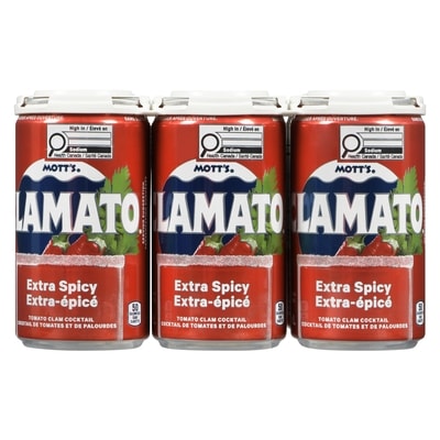Clamato Tomato Clam Cocktail Extra Spicy