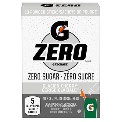 Gatorade Zero Sugar Glacier Cherry Powder 29 g, $27.55/100g