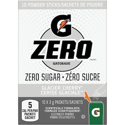 Gatorade Zero Glacier Cherry Powder Sticks 29 g, $32.38/100g