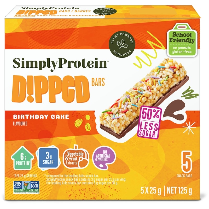 Dipped Bar Birthday Cake 5-Pack Gluten-Free