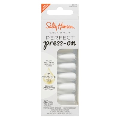 Sally Hansen Salon Effects Press On Nails Co301 Viva Vanilla Long 1 ea, $10.99/1ea