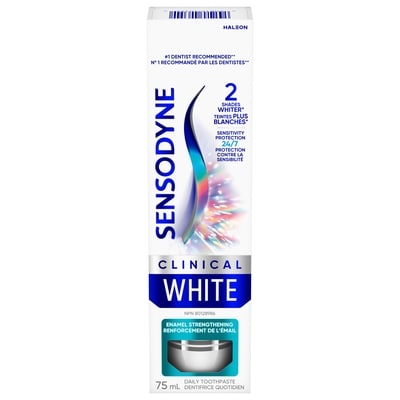 Sensodyne Clinical white renforcement de l’émail 75 ml, 13,32 $/100ml