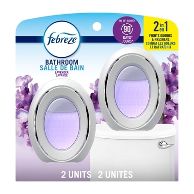 Febreze Bathroom Air Freshener, Odor-Fighting, Light Lavender,2ct 15 ml, $6.19/10ml