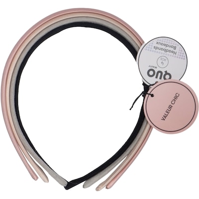 Quo Beauty Headbands 4-pack Nude 4 ea, $2.50/1ea