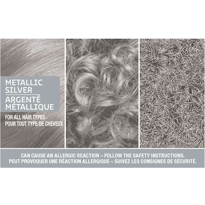 Metallics coloration permanente pour cheveux, argenté métallique M71, 1 application