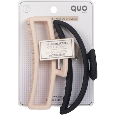 Quo Beauty Unbreakable Claw Clip Large 2-pack  2 ea, $5.50/1ea
