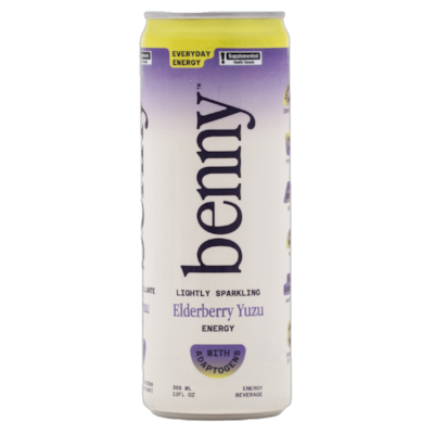 Benny Elderberry Yuzu 355 ml, $1.41/100ml