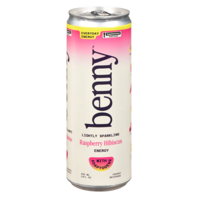 Benny Energy Beverage Raspberry Hibiscus 355 ml, $1.26/100ml