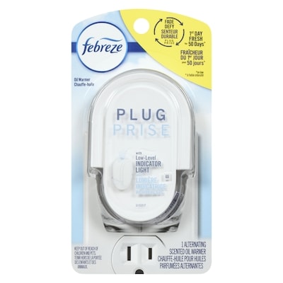 Febreze Plug In Air Freshener, Odor-Fighting Scented Oil Warmer Device, 1 Count 1 ea, $5.49/1ea