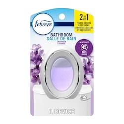 Bathroom Air Freshener, Odor-Fighting, Lavender Scent, 1 Count