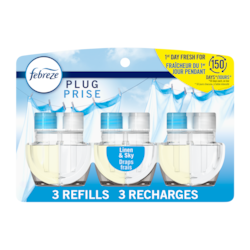 Febreze Plug In Air Freshener Scented Oil Refill Linen & Sky, 3ct 77.7 ml, $21.87/100ml