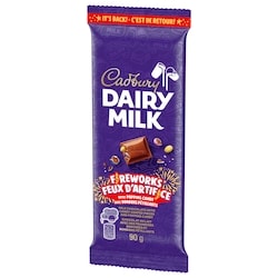 Cadbury DAIRY MILK Fireworks Milk Chocolate Bar 90 g Your