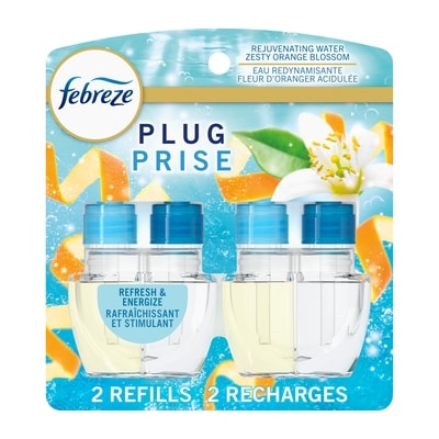 Febreze Plug In Air Freshener Scented Oil Refill Rfrsh & Enrgize, 2ct 52 ml, $2.69/10ml
