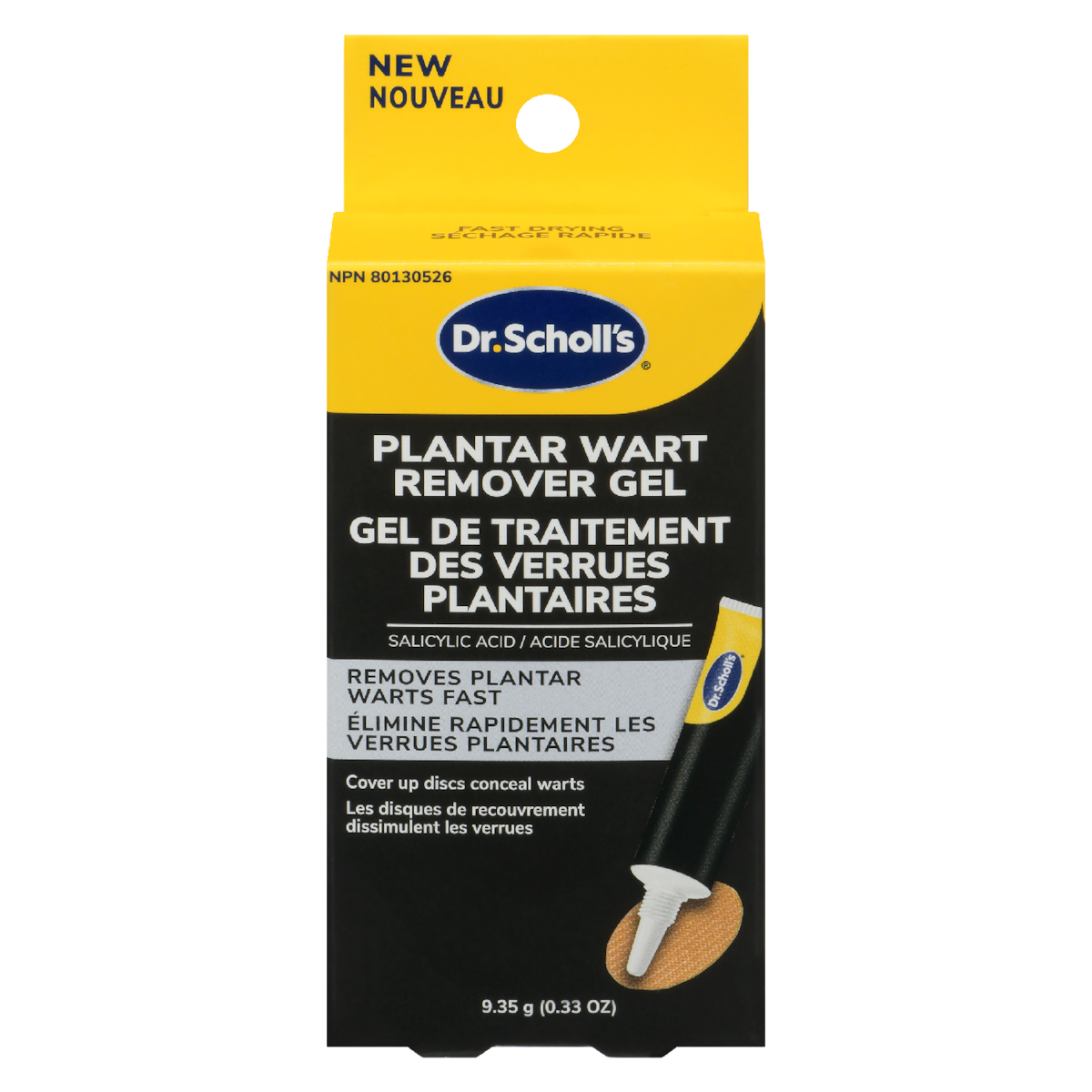Dr. Scholl’s Gel de traitement des verrues plantaires 9.35 g, 142,11 $/100g