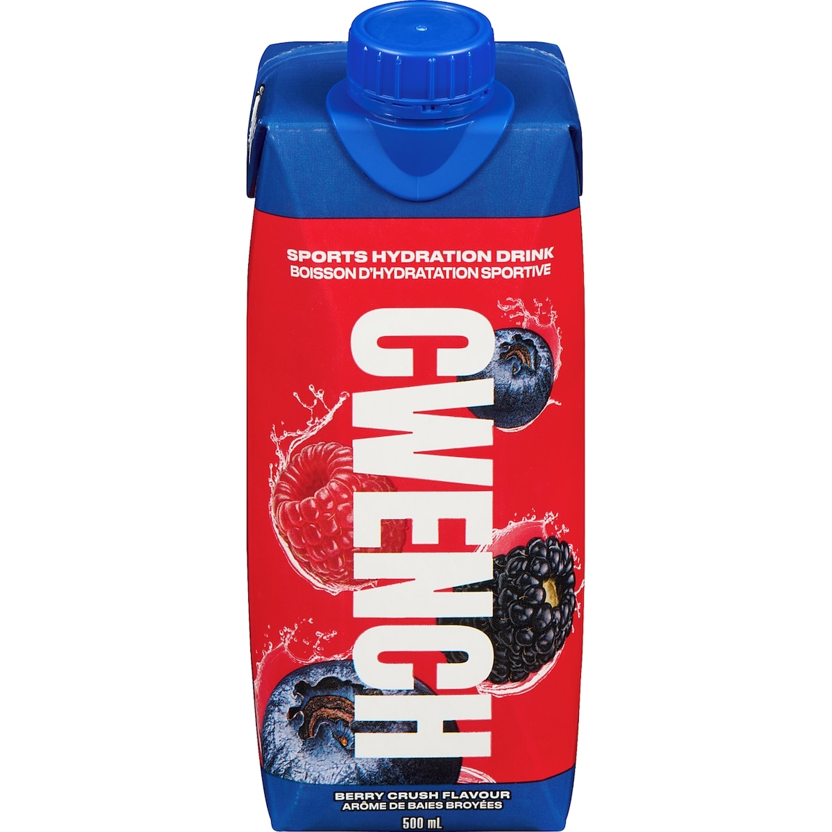 CWENCH Sports Hydration Drink Berry Crush Flavour 500 ml, $0.76/100ml