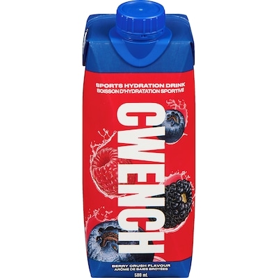 CWENCH Sports Hydration Drink Berry Crush Flavour 500 ml, $0.76/100ml
