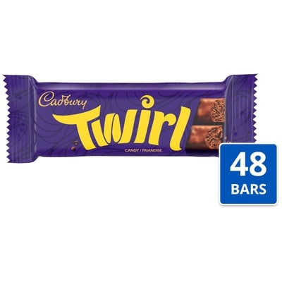 Cadbury Candy, Case 48x43.0 g, $3.09/100g