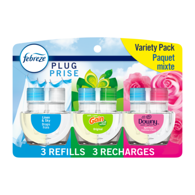 Febreze Assainisseur d’air PLUG paquet de variétés 77.7 ml, 2,19 $/10ml