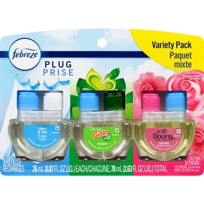 Febreze Plug-In Air Freshener Refill, Variety Pack 77.7 ml, $20.59/100ml