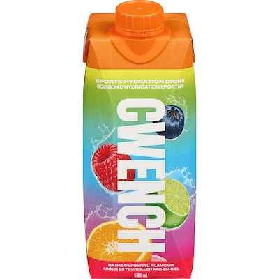 CWENCH Sports Hydration Drink Rainbow Swirl Flavour 500 ml, $0.76/100ml