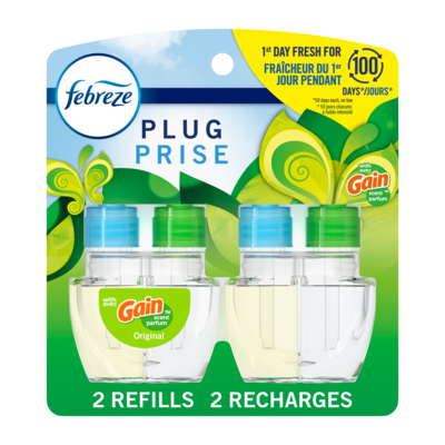 Febreze Plug In Air Freshener, Odor-Fighting Scented Oil Refill, Scent, 2 Refills 52 ml, $3.08/10ml