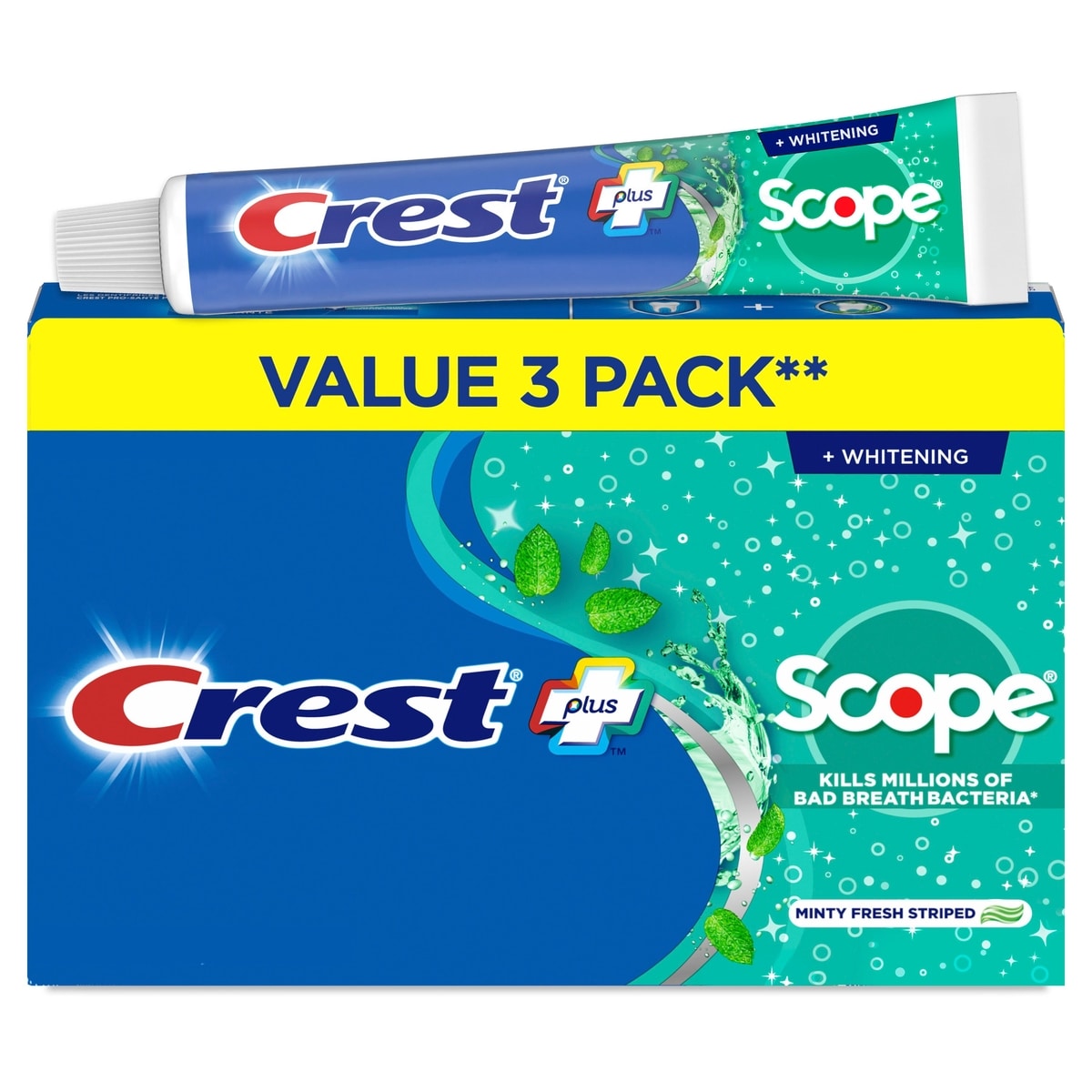 Crest Complete Whitening Plus Triple Pack 360 ml, $3.61/100ml