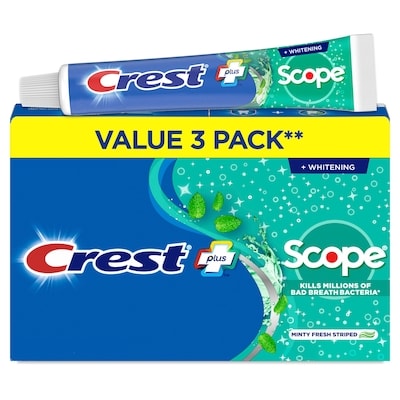 Crest Complete Whitening Plus Triple Pack 360 ml, $3.61/100ml