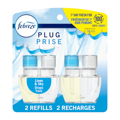Febreze Plug Scented Oil Refill, Linen & Sky 52 ml, $3.08/10ml