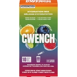 Hydration Mix Electrolyte Drink Mix Powder Rainbow Swirl Flavour