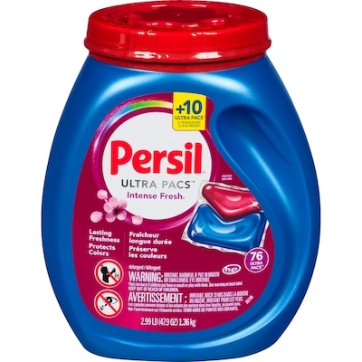Persil Détergent intense fresh 76 ea, 0,41 $/1ch
