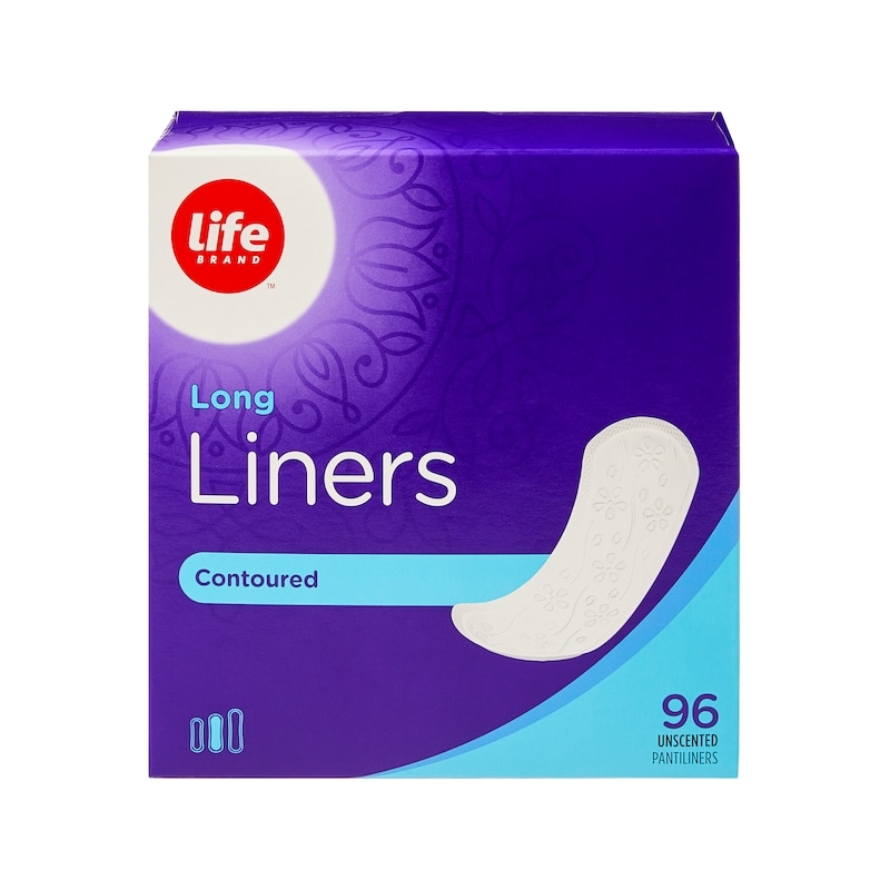 Unscented Contoured Long Liners 96 Pack