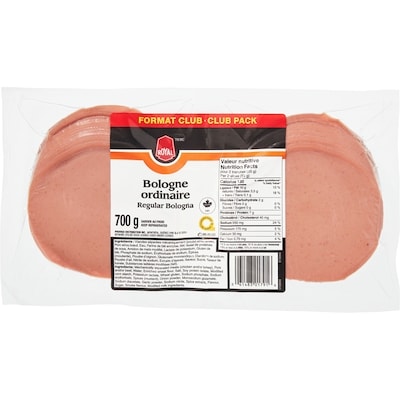 Royal Bologne ordinaire, format club 700 g, 0,86 $/100g