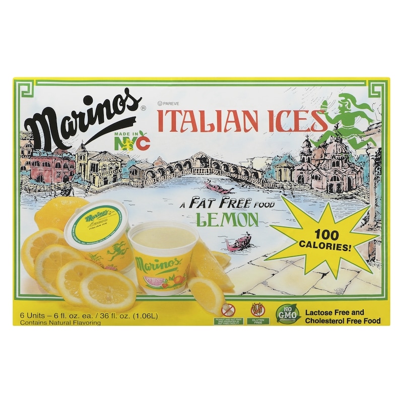 Italian Ices Fat Free, Lemon