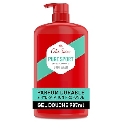 Old Spice Nettoyant pour le corps pour hommes Haute efficacité, parfum Pure Sport 887 ml, 1,52 $/100ml