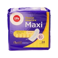 Regular Maxi Pads 24 Pack