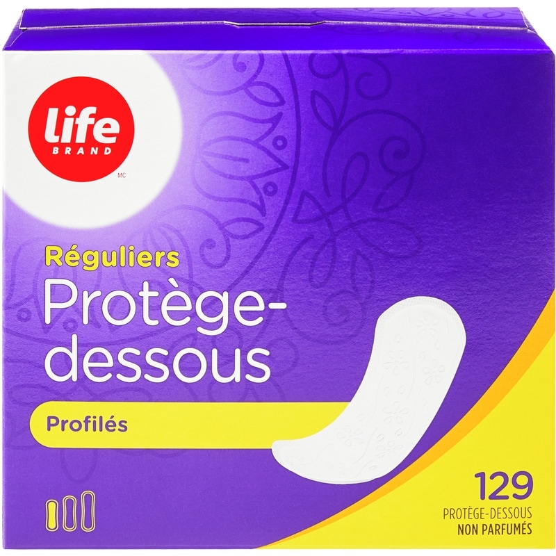 Unscented Contoured Regular Liners 129 Pack