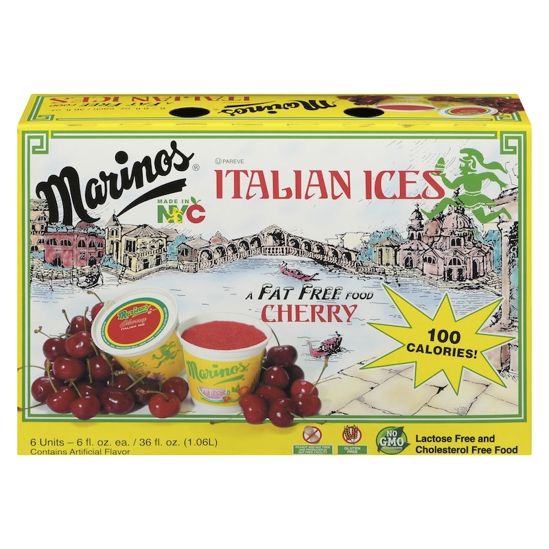 Italian Ices Fat Free, Cherry