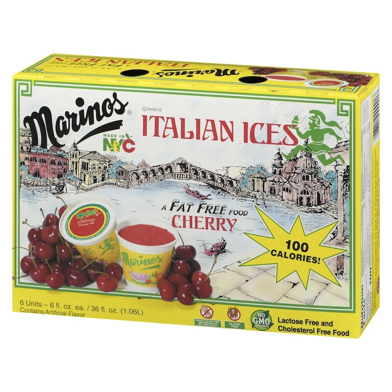 Italian Ices Fat Free, Cherry