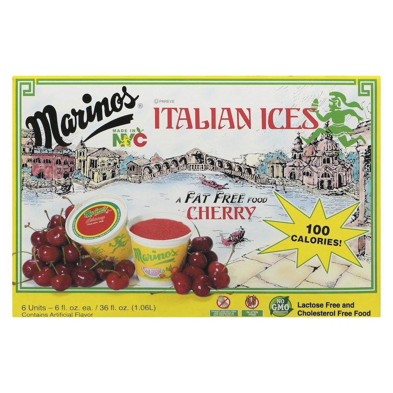 Italian Ices Fat Free, Cherry