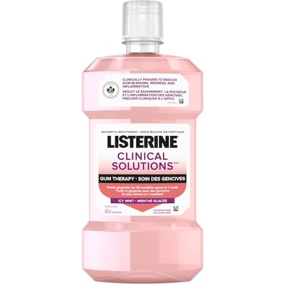 Listerine Clinical Solutions Gum Therapy Antiseptic Mouthwash 500 ml, $2.40/100ml